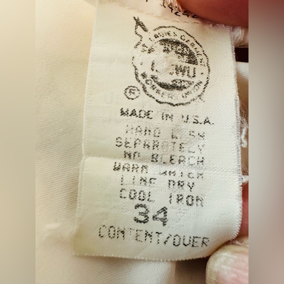 Vintage Christian Dior White Lace-Trim Chemise Size 34 or Size Small - Picture 10 of 13